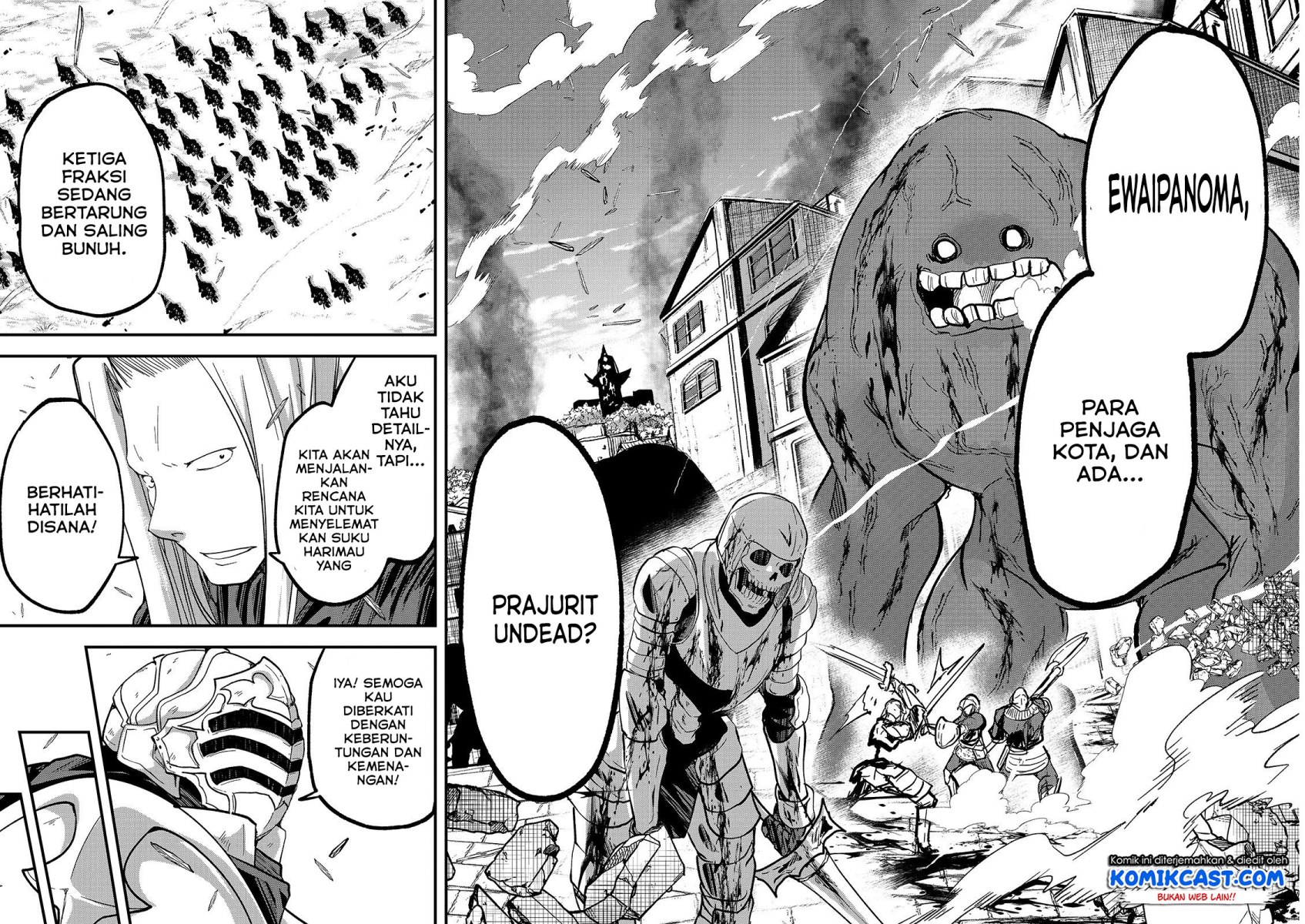 Gaikotsu Kishi-sama, Tadaima Isekai e Odekakechuu Chapter 30 halaman 19