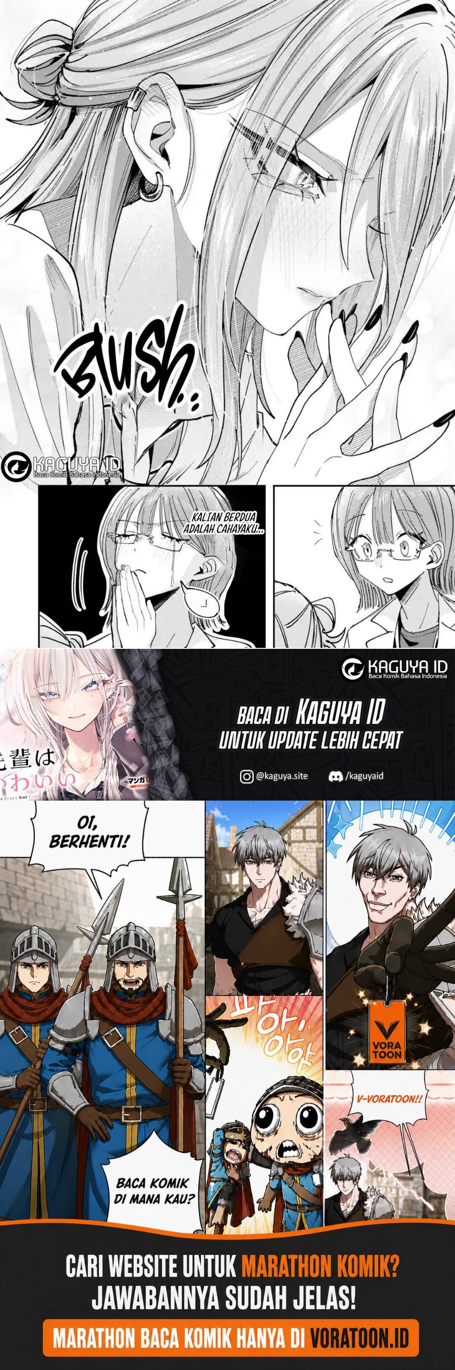 Haimiya-senpai wa Kowakute Kawaii Chapter 38 halaman 20