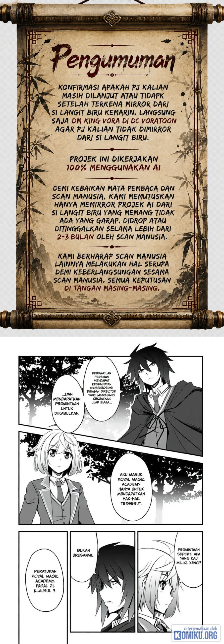 Hakkou Shounen no Shiawase na Majutsu Kakumei Chapter 5 halaman 1