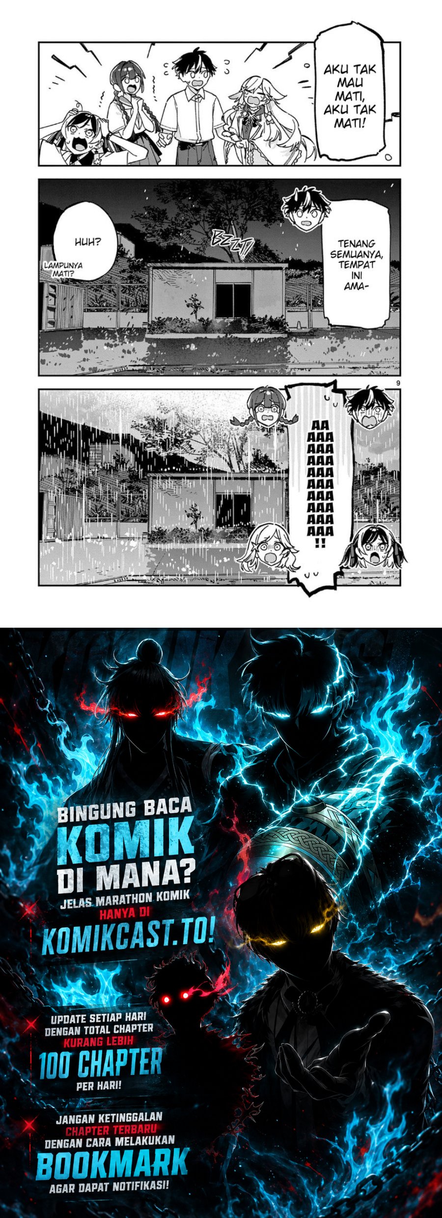Houkago Bokura wa Uchuu ni Madou Chapter 48 halaman 9