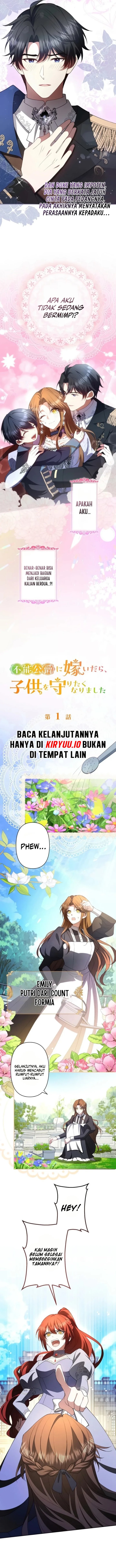 I Married the Impotent Duke and Now I Want to Protect His Child Chapter 1 halaman 3