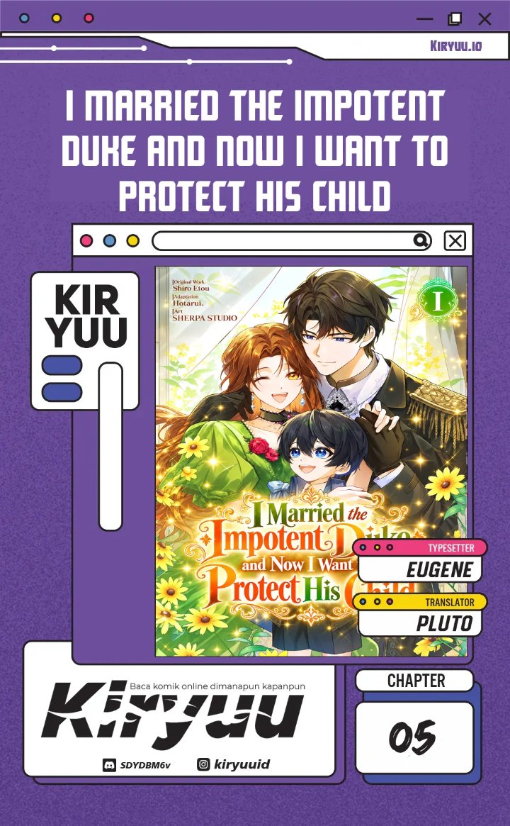 I Married the Impotent Duke and Now I Want to Protect His Child Chapter 5 halaman 1