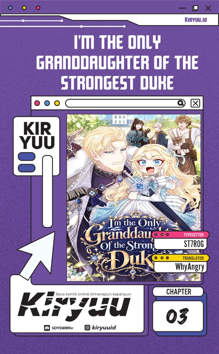 I’m The Only Granddaughter Of The Strongest Duke Chapter 3 halaman 1