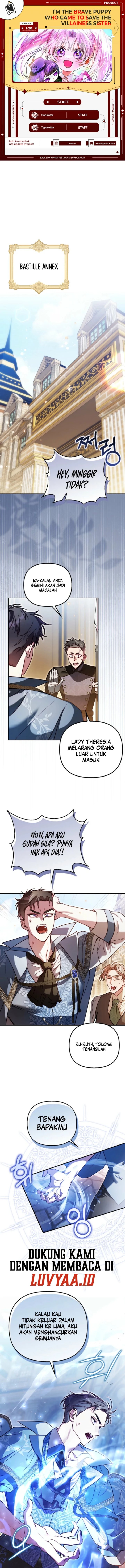 I’m the Brave Puppy That Will Save the Villainess Chapter 13 halaman 1