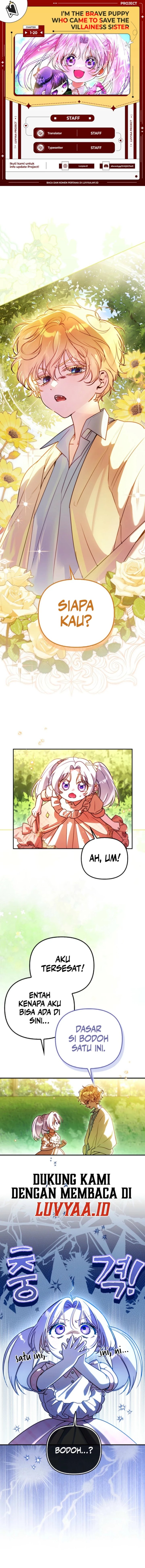I’m the Brave Puppy That Will Save the Villainess Chapter 16 halaman 1