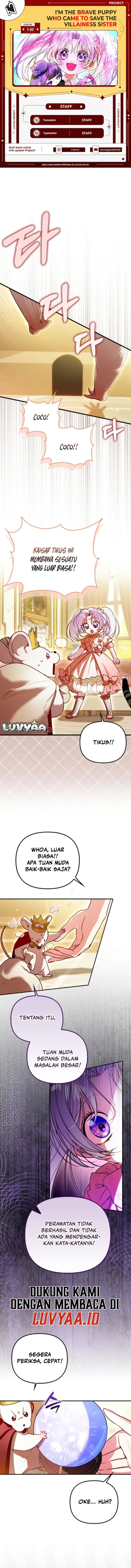 I’m the Brave Puppy That Will Save the Villainess Chapter 17 halaman 1