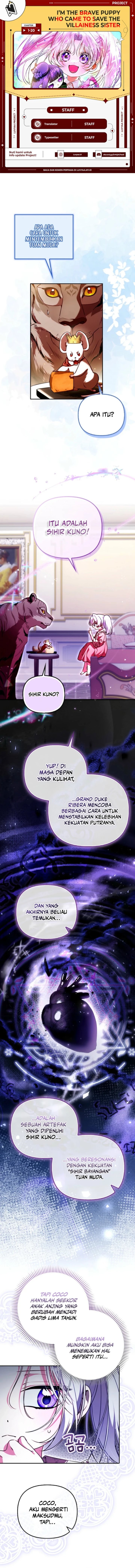I’m the Brave Puppy That Will Save the Villainess Chapter 18 halaman 1