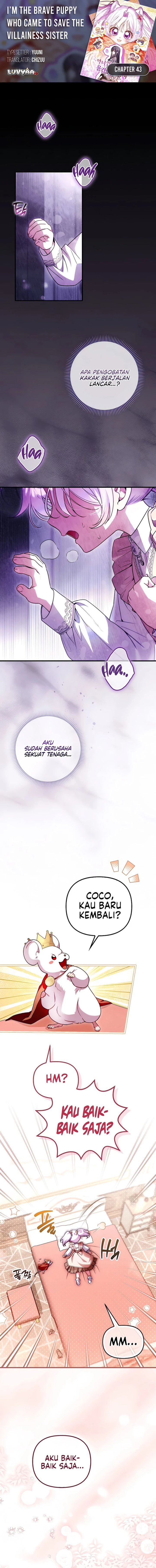 I’m the Brave Puppy That Will Save the Villainess Chapter 43 halaman 1