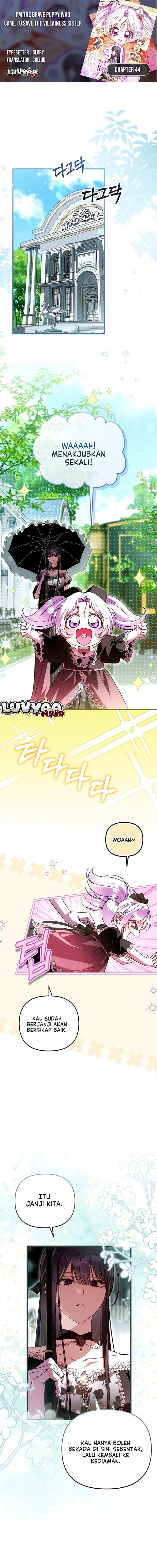 I’m the Brave Puppy That Will Save the Villainess Chapter 44 halaman 1