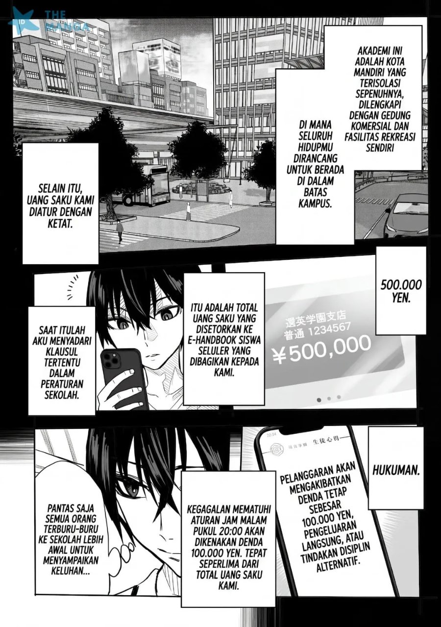 Inou Gakuen no Saikyou wa Heion ni Hisomu: Kikakugai no Kaibutsu, Munou o Enji Gakuen o Kage kara Shihai Suru Chapter 1 halaman 10