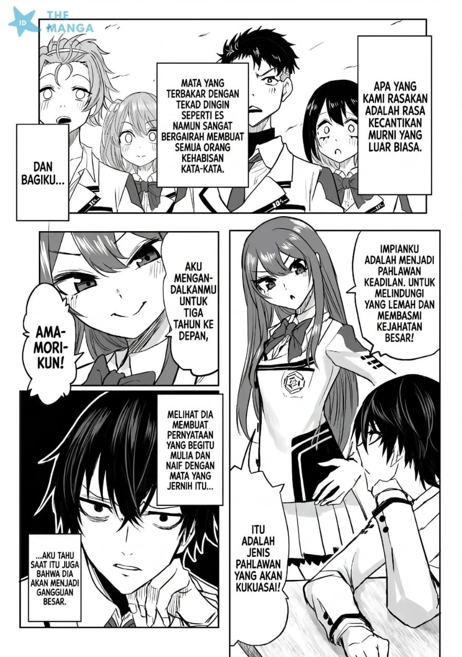 Inou Gakuen no Saikyou wa Heion ni Hisomu: Kikakugai no Kaibutsu, Munou o Enji Gakuen o Kage kara Shihai Suru Chapter 1 halaman 16