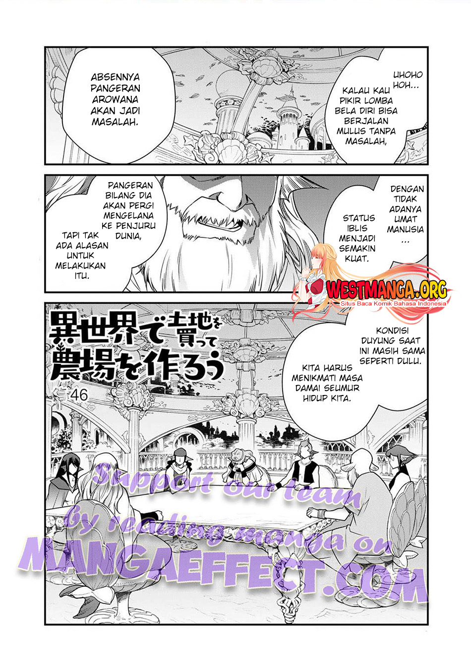 Isekai de Tochi o Katte Noujou o Tsukurou Chapter 46 halaman 4