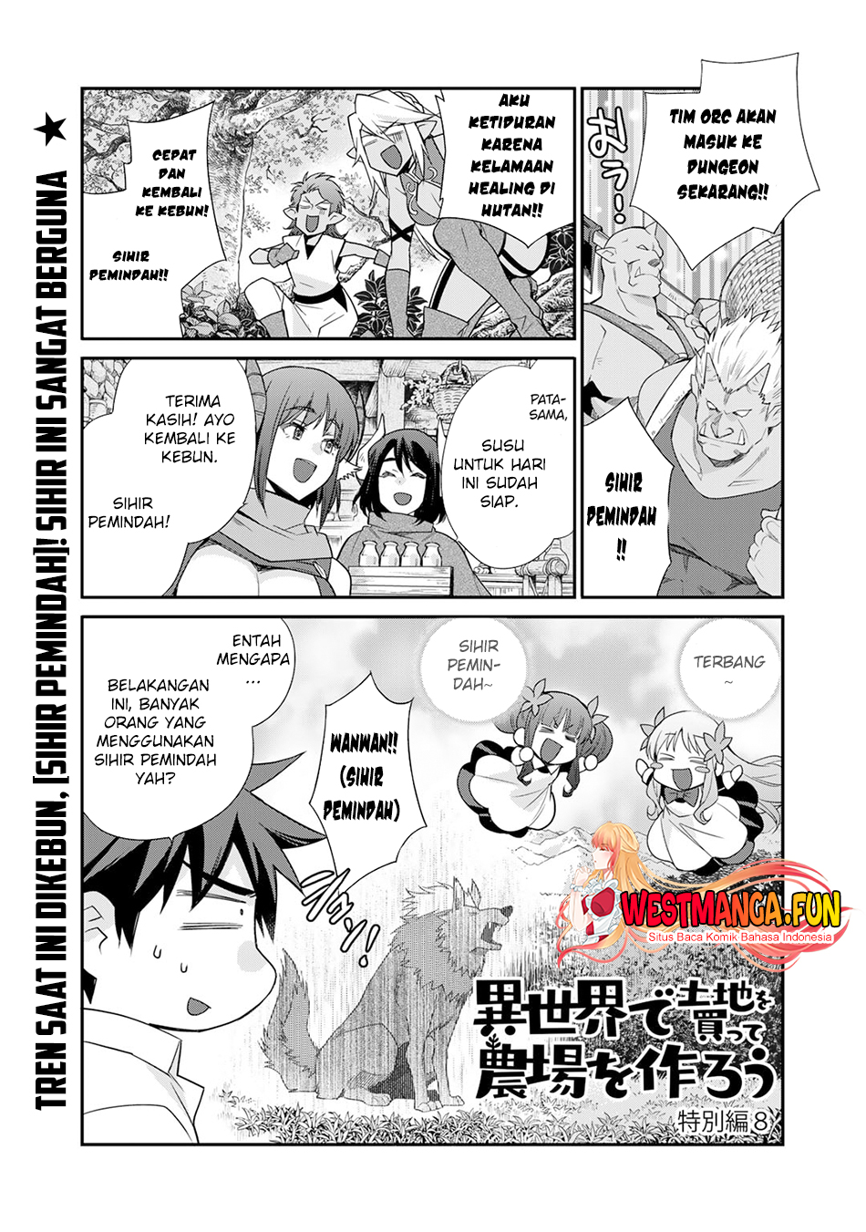 Isekai de Tochi o Katte Noujou o Tsukurou Chapter 48.5 halaman 2