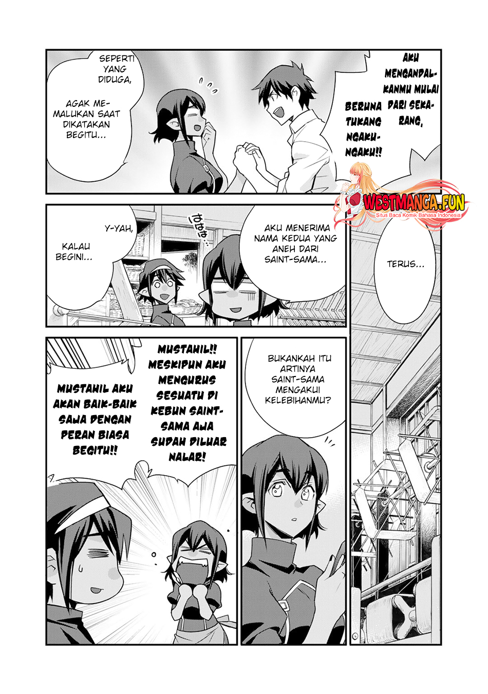 Isekai de Tochi o Katte Noujou o Tsukurou Chapter 48.5 halaman 14