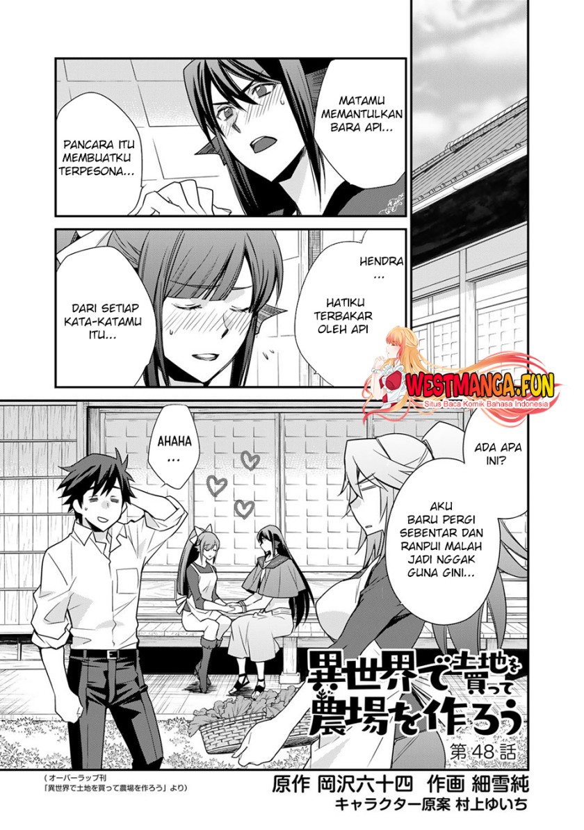 Isekai de Tochi o Katte Noujou o Tsukurou Chapter 48 halaman 6