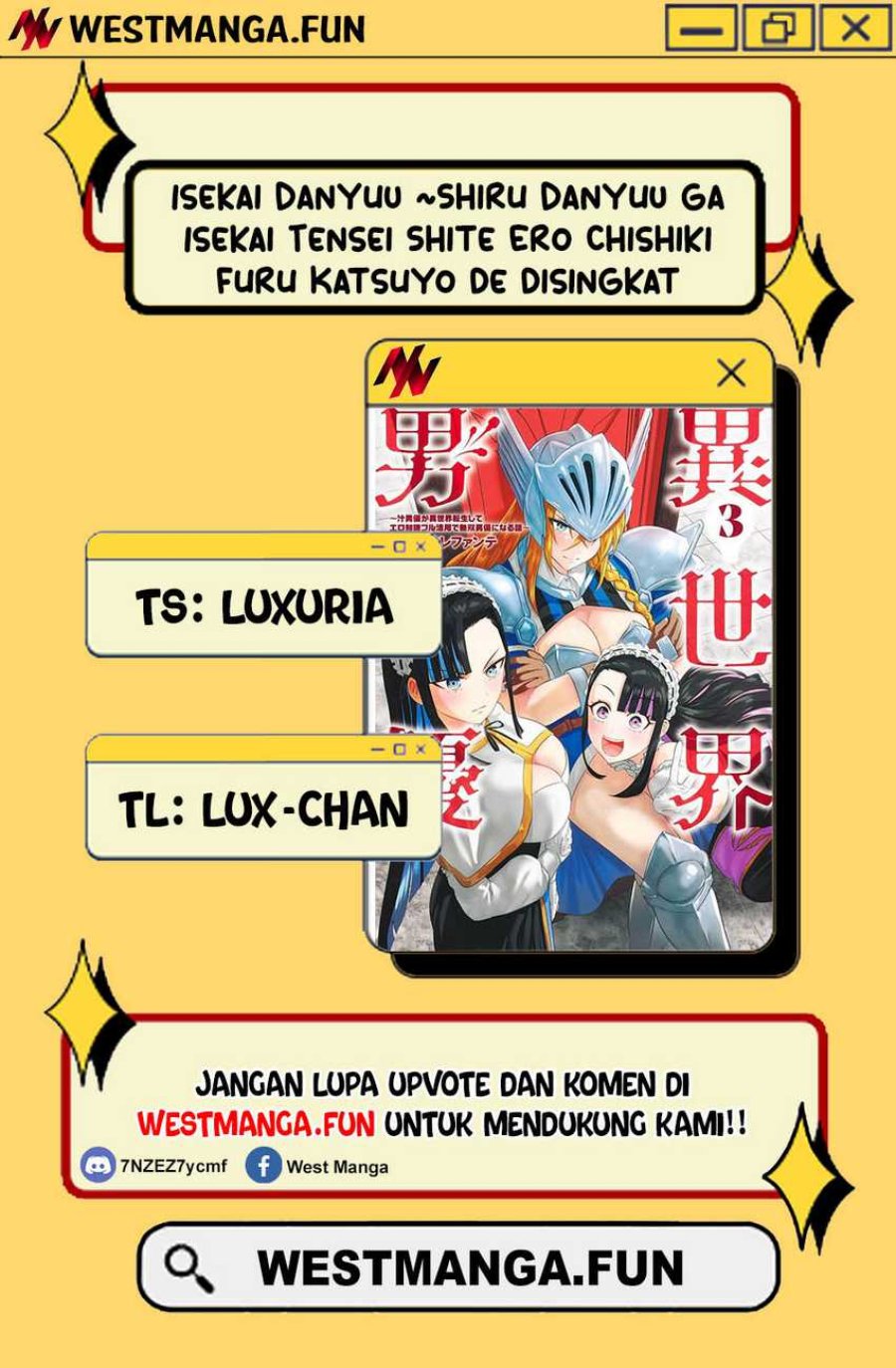 Isekai Danyuu ~Shiru Danyuu ga Isekai Tensei Shite Ero Chishiki Furu Katsuyo de Musou Danyuu ni Naru Hanashi ~ Chapter 36 halaman 2