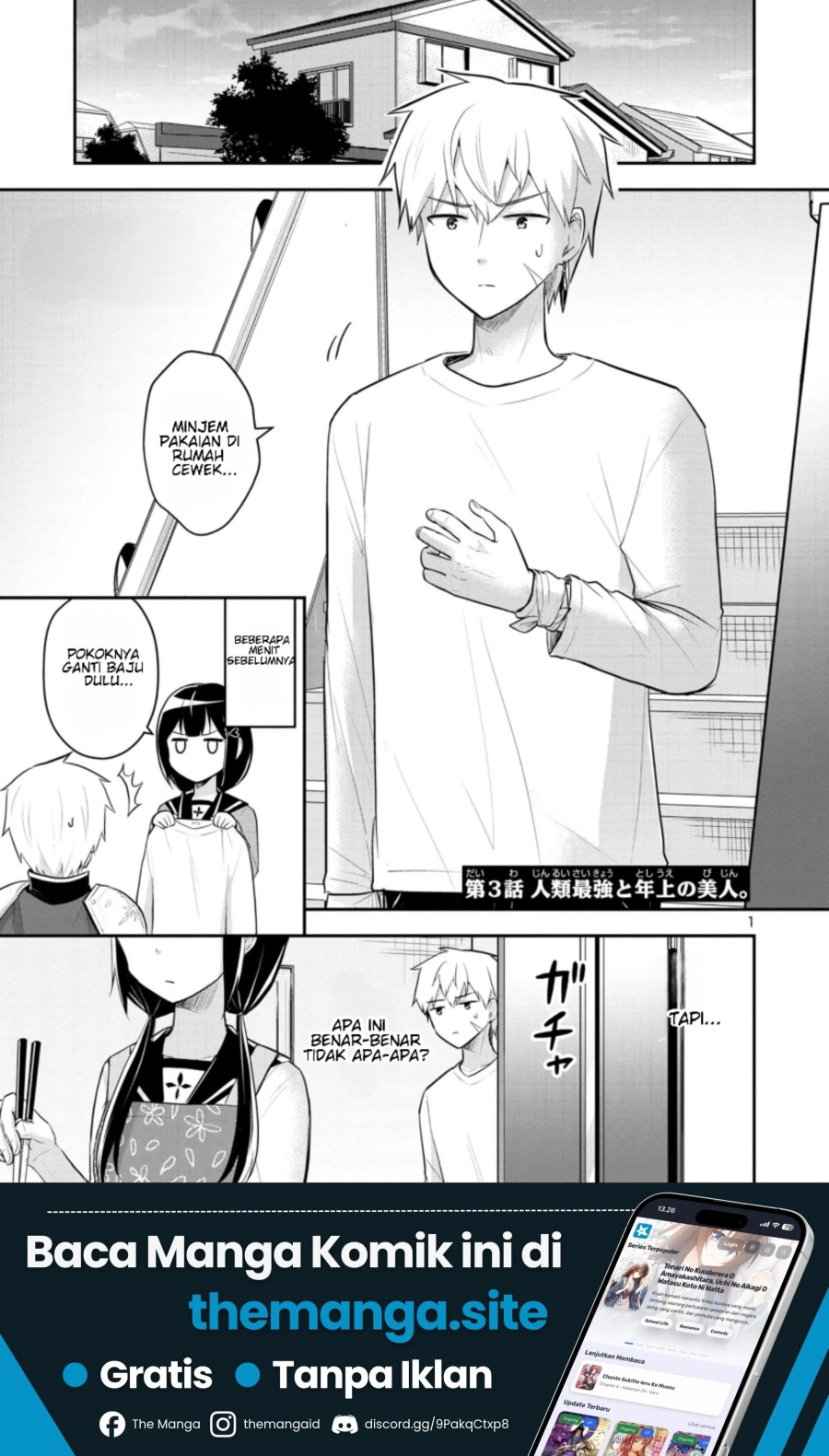 Isekai Saikyou, Nihon de JK to Konkatsu suru Chapter 3 halaman 2
