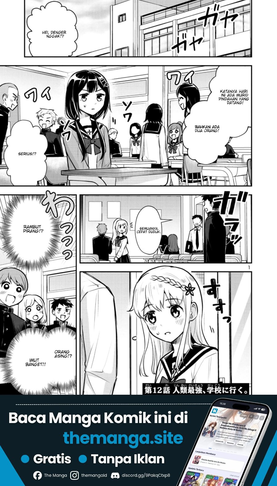 Isekai Saikyou, Nihon de JK to Konkatsu suru Chapter 12 halaman 2