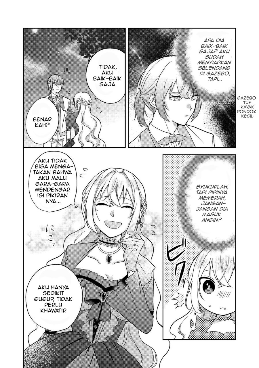 Kokoro no Koe ga Kikoeru Akuyaku Reijou wa, Kyou mo Koinu Denka ni Honrou Sareru Chapter 1 halaman 30
