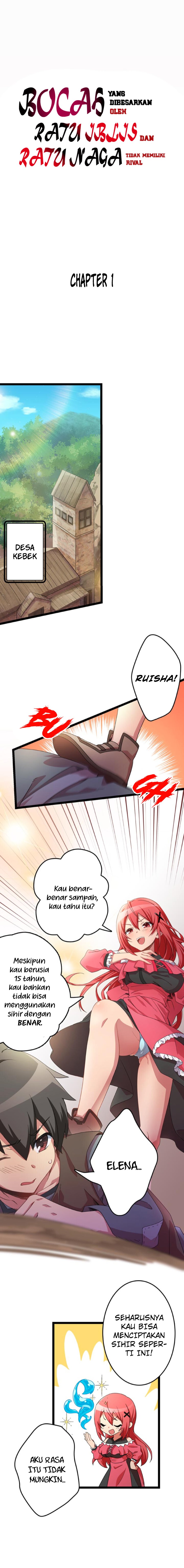 Maou to Ryuuou ni Sodaterareta Shounen wa Gakuen Seikatsu wo Musou suru You desu Chapter 1 halaman 3