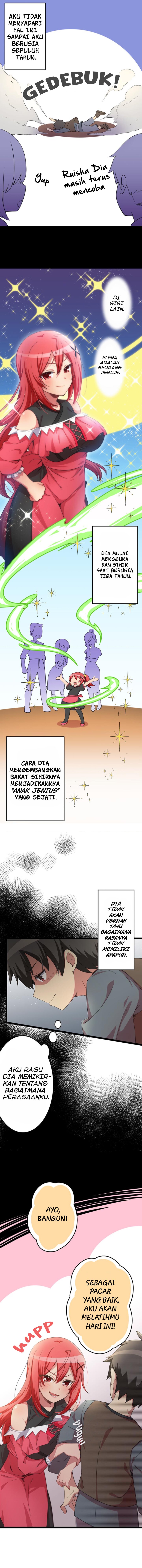 Maou to Ryuuou ni Sodaterareta Shounen wa Gakuen Seikatsu wo Musou suru You desu Chapter 1 halaman 5