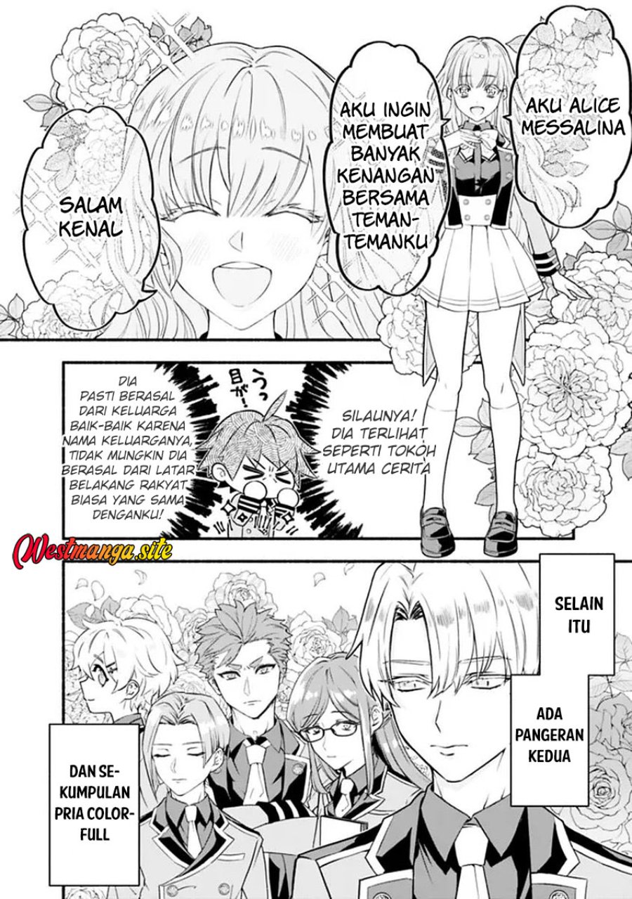 Maryokuryou Rekidai Saikyou na Tensei Seijo-sama no Gakuen Seikatsu wa Haran ni Michiafureteiru you desu Chapter 1 halaman 58