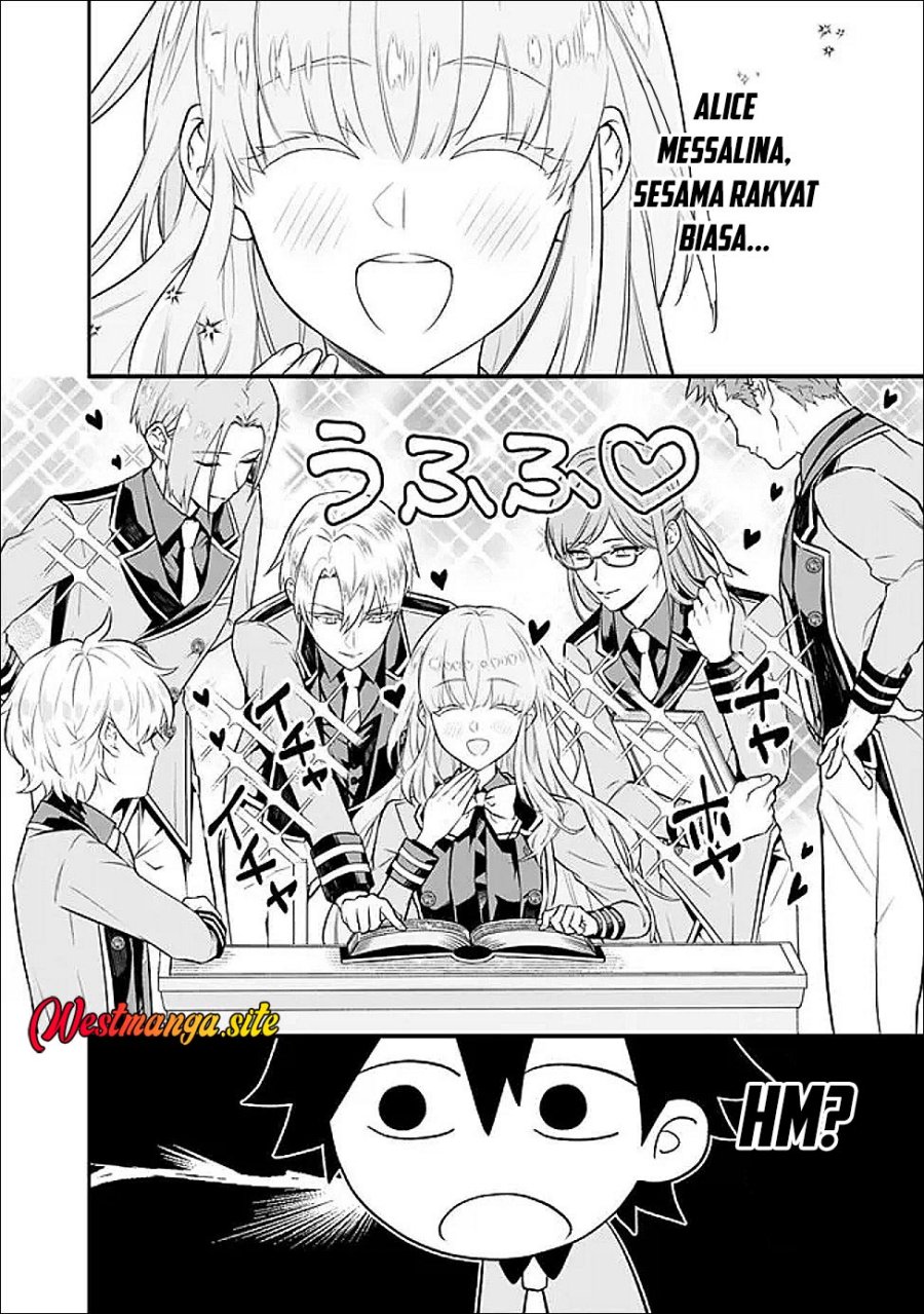 Maryokuryou Rekidai Saikyou na Tensei Seijo-sama no Gakuen Seikatsu wa Haran ni Michiafureteiru you desu Chapter 2 halaman 3