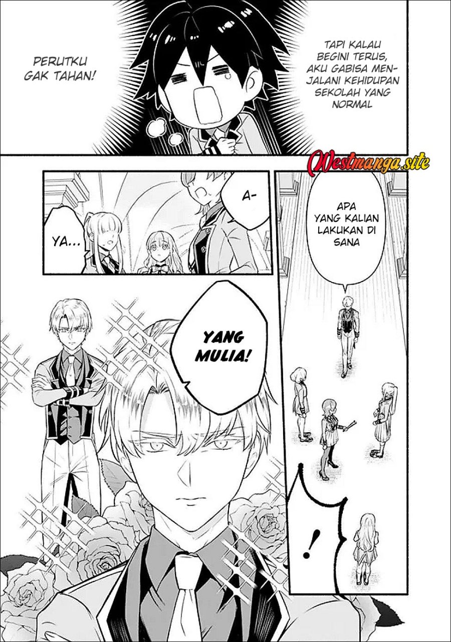 Maryokuryou Rekidai Saikyou na Tensei Seijo-sama no Gakuen Seikatsu wa Haran ni Michiafureteiru you desu Chapter 2 halaman 17