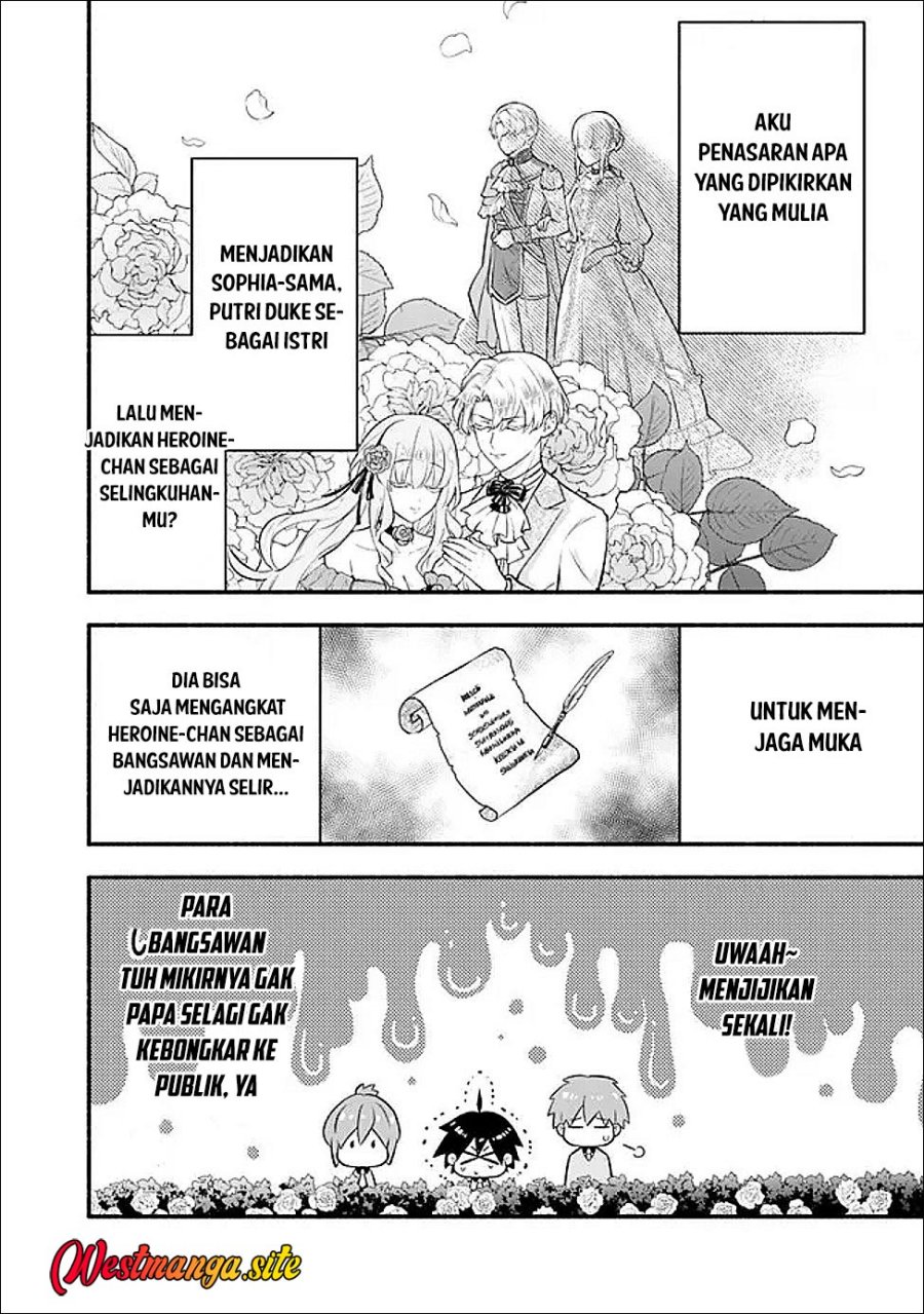 Maryokuryou Rekidai Saikyou na Tensei Seijo-sama no Gakuen Seikatsu wa Haran ni Michiafureteiru you desu Chapter 2 halaman 21