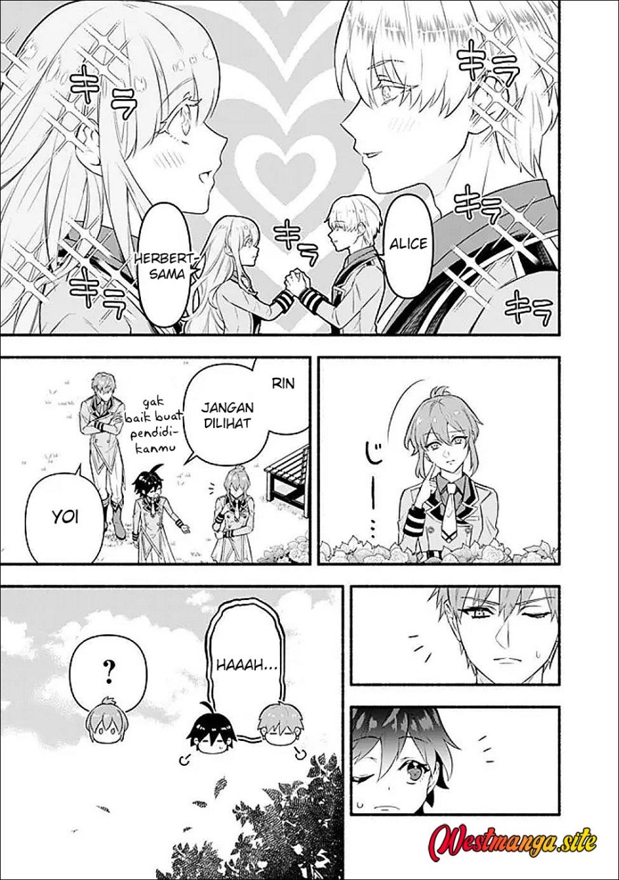 Maryokuryou Rekidai Saikyou na Tensei Seijo-sama no Gakuen Seikatsu wa Haran ni Michiafureteiru you desu Chapter 2 halaman 22