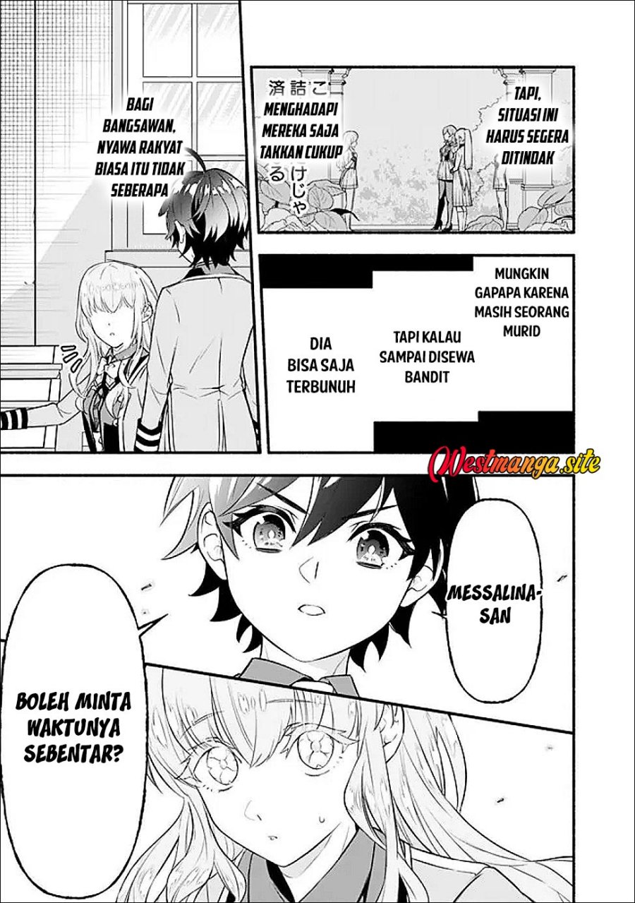 Maryokuryou Rekidai Saikyou na Tensei Seijo-sama no Gakuen Seikatsu wa Haran ni Michiafureteiru you desu Chapter 2 halaman 24