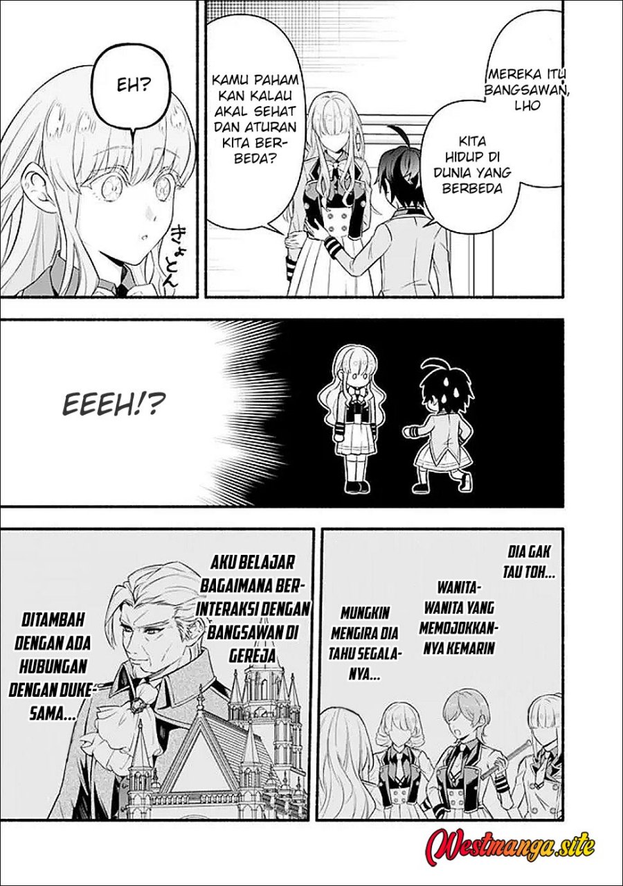 Maryokuryou Rekidai Saikyou na Tensei Seijo-sama no Gakuen Seikatsu wa Haran ni Michiafureteiru you desu Chapter 2 halaman 26