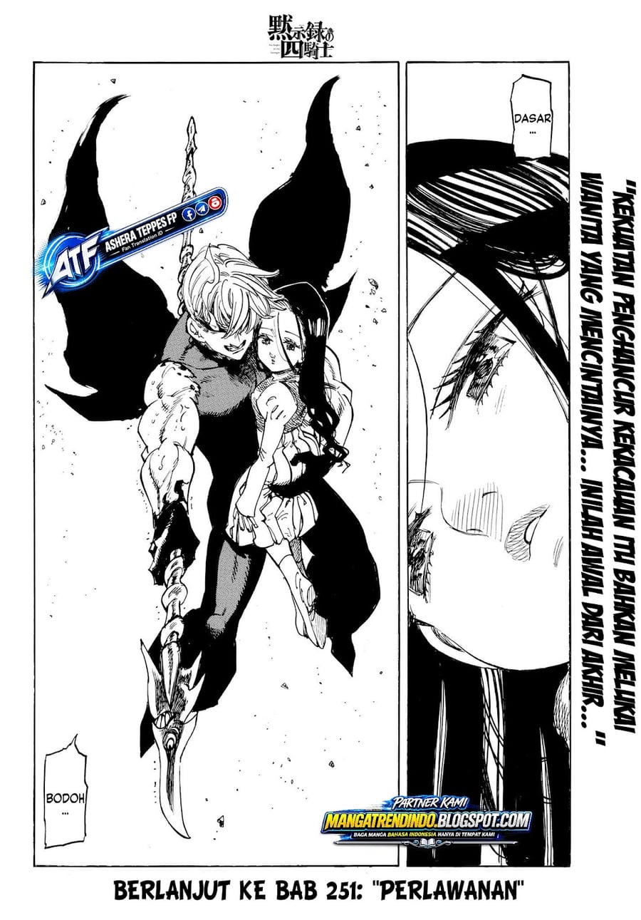 Mokushiroku no Yonkishi Chapter 250 halaman 22