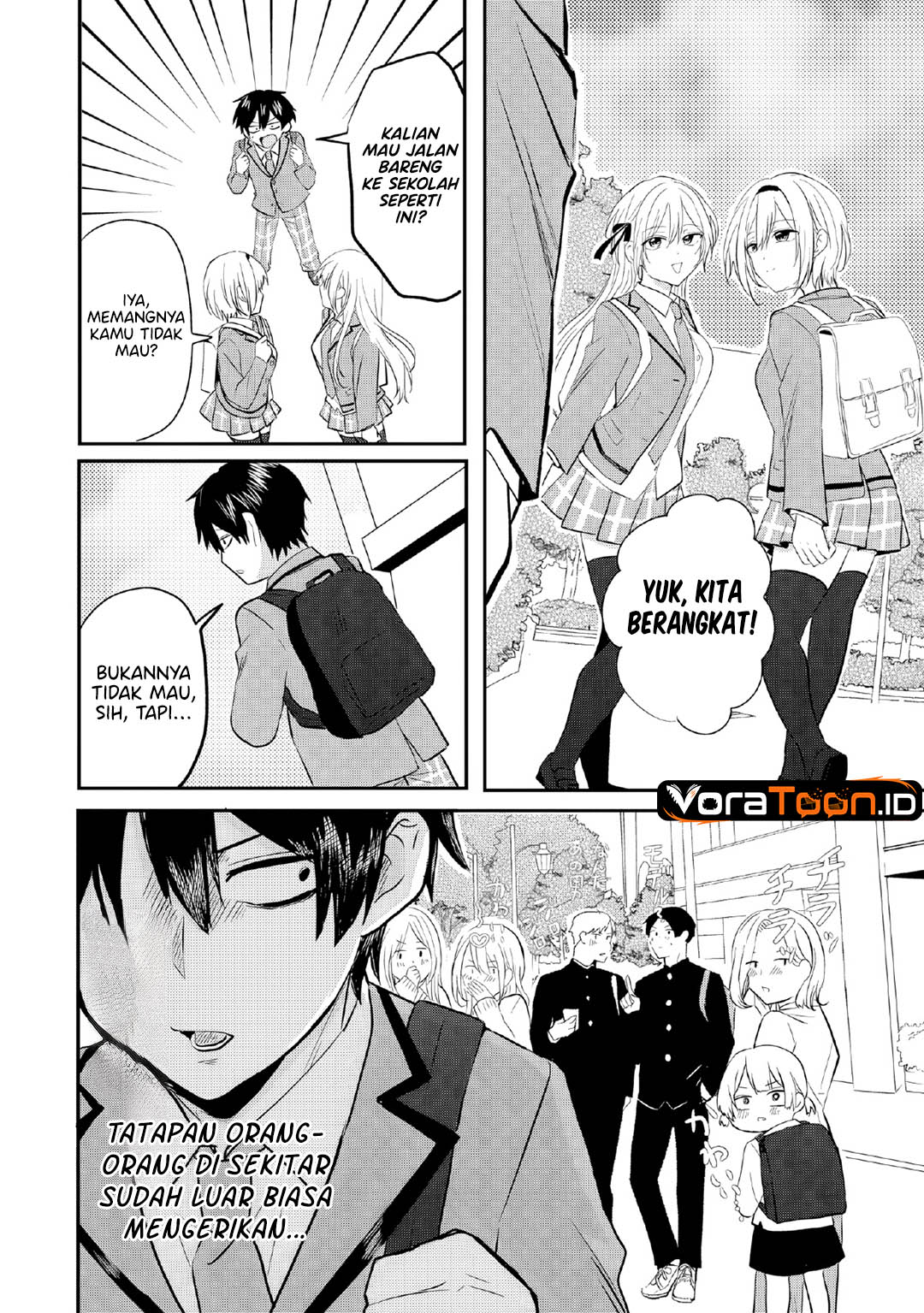Nani no Torie mo Nai Heibon na Ore ga Bijin Futago Shimai wo Inochigake de Tasuketa Kekka, Jitsu wa Yandere datta Futari wo Gachi Bore Sasete  Shimatta Chapter 2 halaman 11