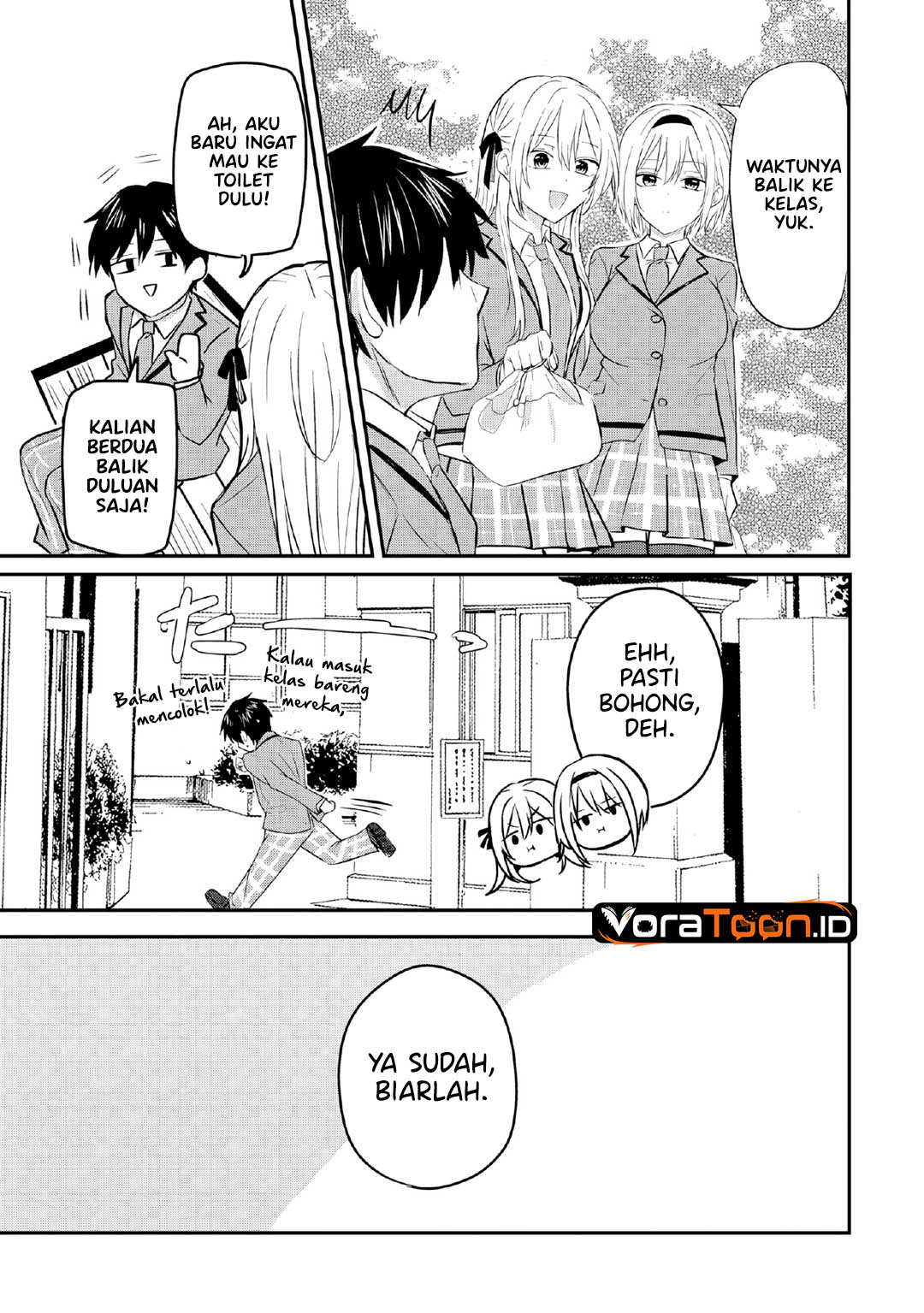 Nani no Torie mo Nai Heibon na Ore ga Bijin Futago Shimai wo Inochigake de Tasuketa Kekka, Jitsu wa Yandere datta Futari wo Gachi Bore Sasete  Shimatta Chapter 2 halaman 32