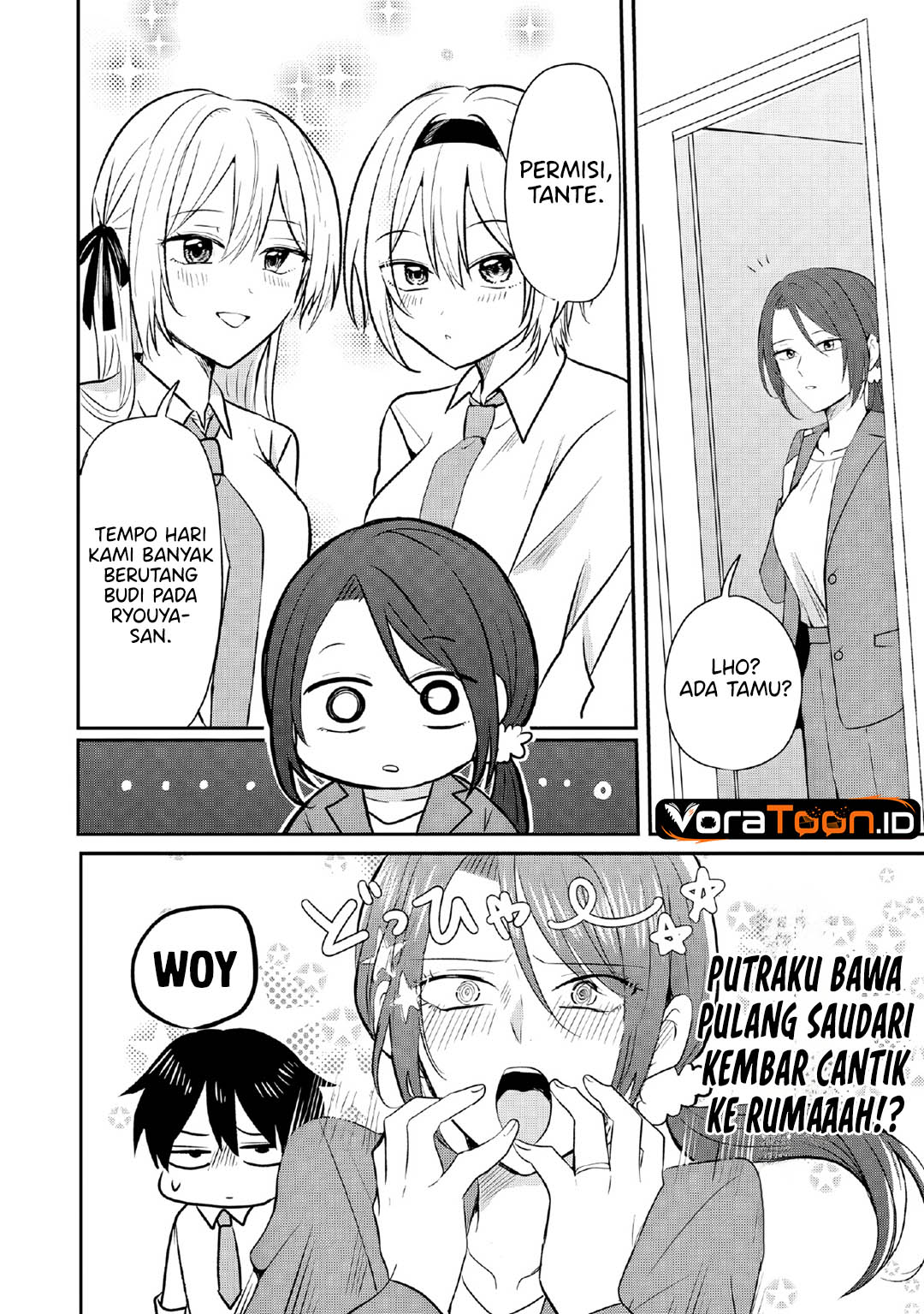 Nani no Torie mo Nai Heibon na Ore ga Bijin Futago Shimai wo Inochigake de Tasuketa Kekka, Jitsu wa Yandere datta Futari wo Gachi Bore Sasete  Shimatta Chapter 3 halaman 31