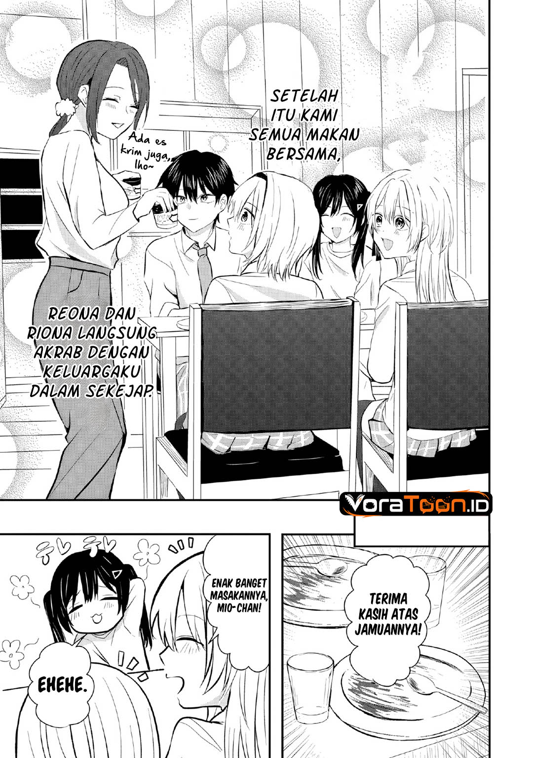 Nani no Torie mo Nai Heibon na Ore ga Bijin Futago Shimai wo Inochigake de Tasuketa Kekka, Jitsu wa Yandere datta Futari wo Gachi Bore Sasete  Shimatta Chapter 3 halaman 32