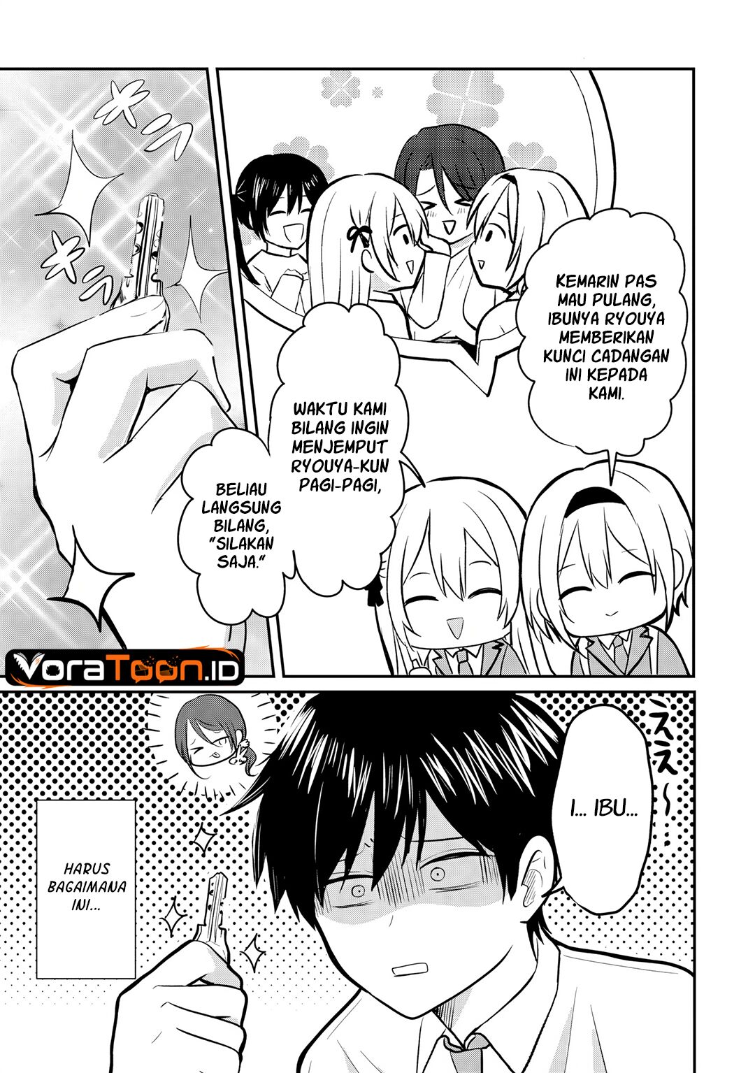 Nani no Torie mo Nai Heibon na Ore ga Bijin Futago Shimai wo Inochigake de Tasuketa Kekka, Jitsu wa Yandere datta Futari wo Gachi Bore Sasete  Shimatta Chapter 4.1 halaman 6