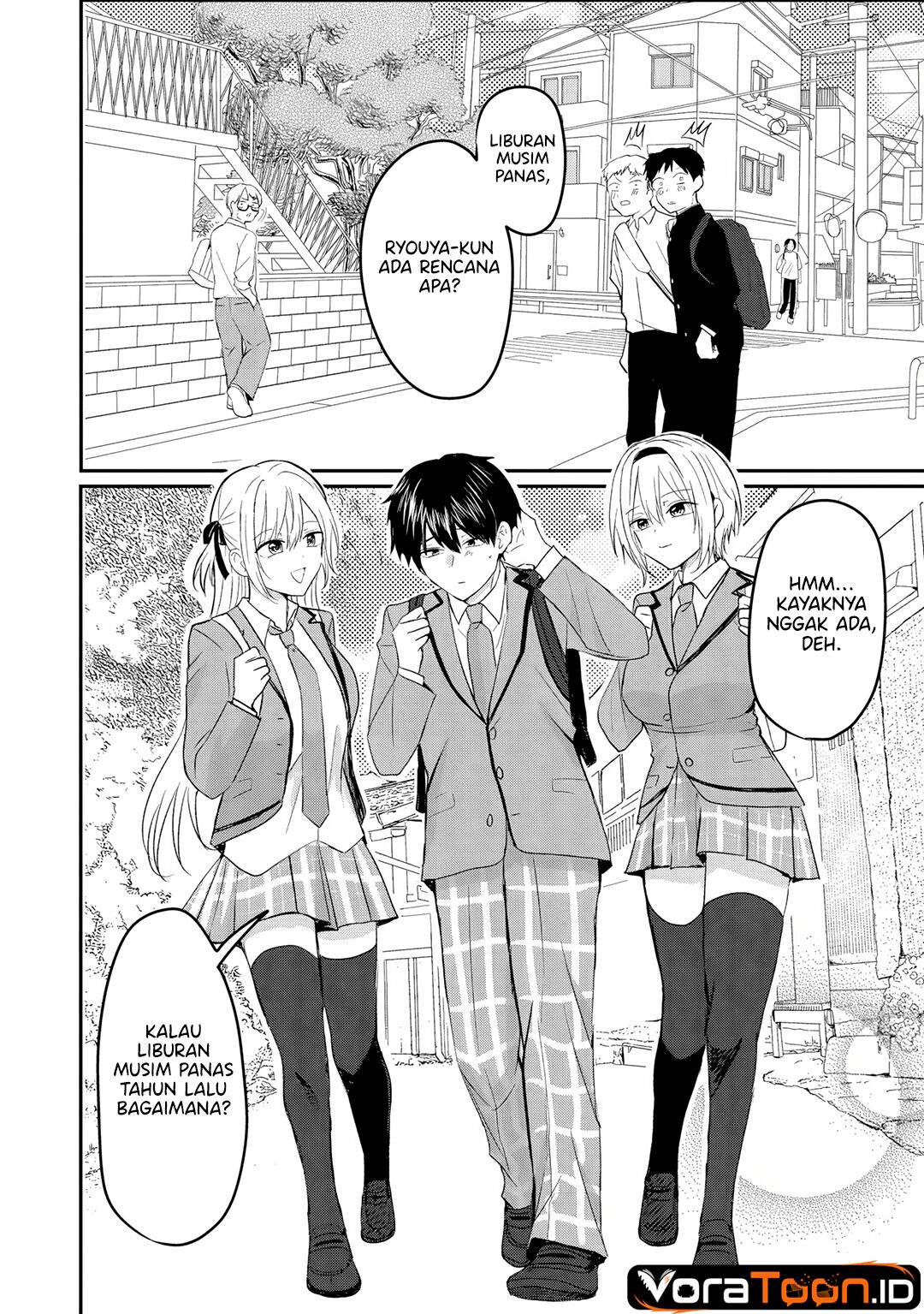Nani no Torie mo Nai Heibon na Ore ga Bijin Futago Shimai wo Inochigake de Tasuketa Kekka, Jitsu wa Yandere datta Futari wo Gachi Bore Sasete  Shimatta Chapter 4.1 halaman 9