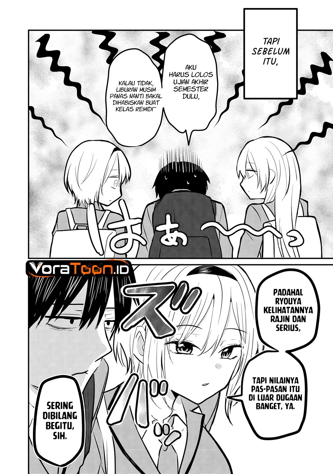 Nani no Torie mo Nai Heibon na Ore ga Bijin Futago Shimai wo Inochigake de Tasuketa Kekka, Jitsu wa Yandere datta Futari wo Gachi Bore Sasete  Shimatta Chapter 4.1 halaman 11