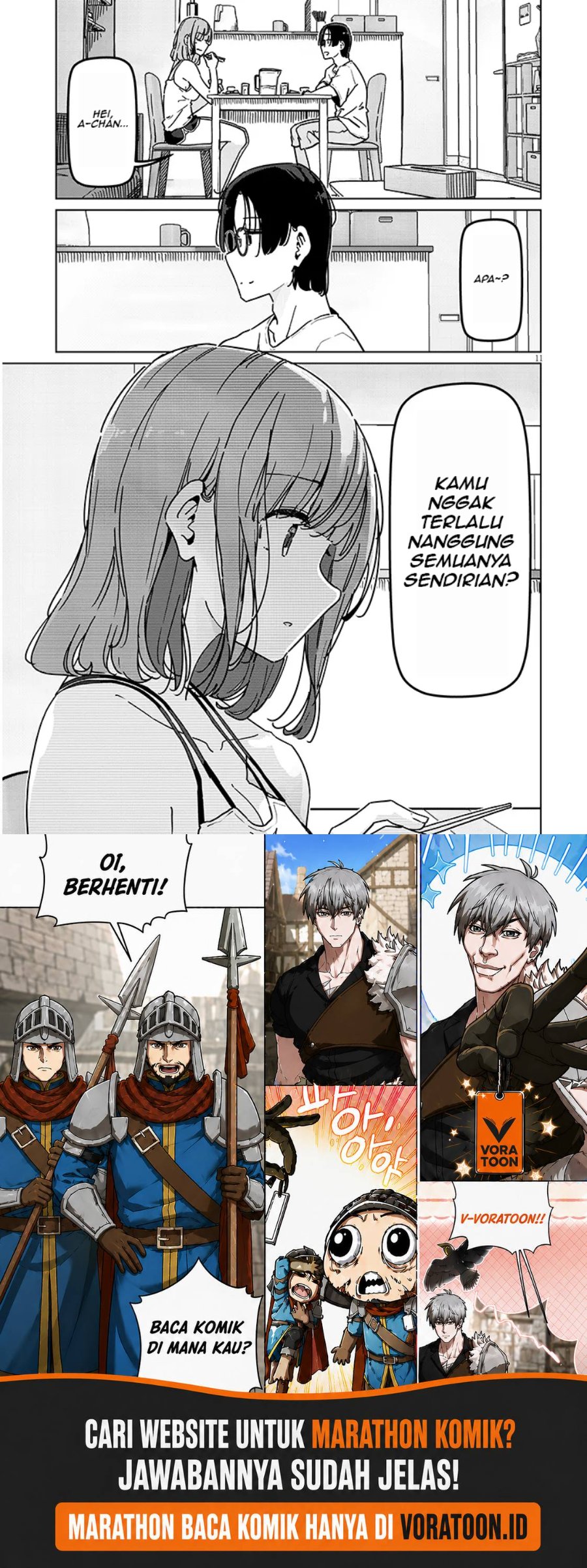 Shinkon dakedo Captain no Kanojo to wa Mada Yarenai Chapter 4.1 halaman 11