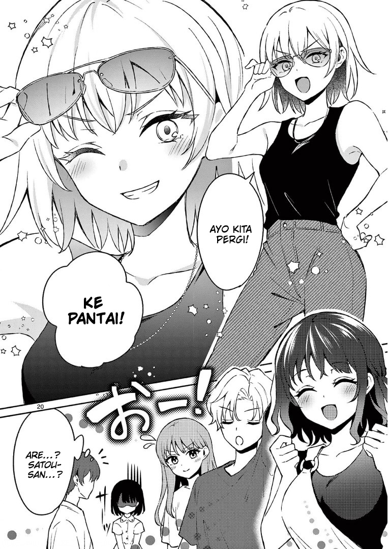 Shiotaiou no Satou-san ga Ore ni dake Amai Chapter 27 halaman 22