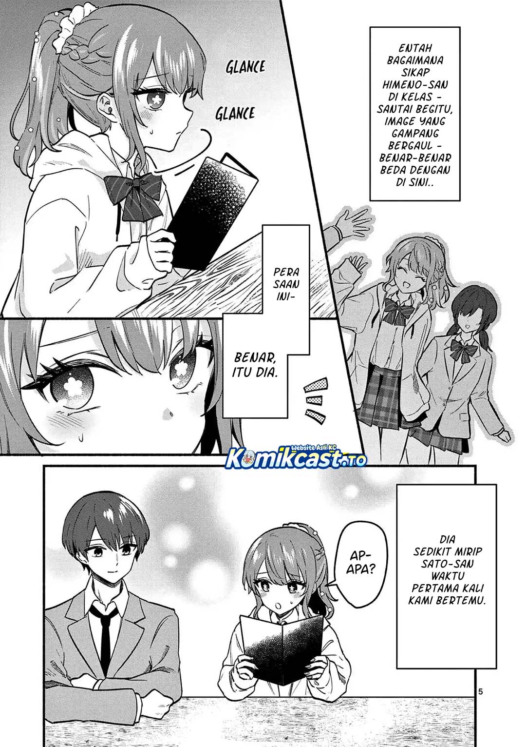 Shiotaiou no Satou-san ga Ore ni dake Amai Chapter 84 halaman 6