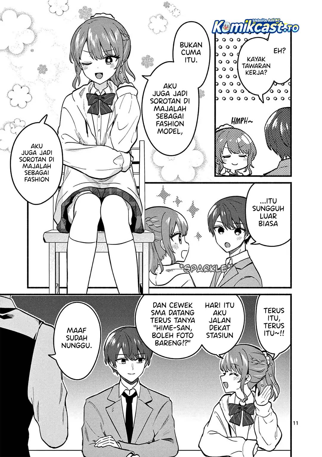 Shiotaiou no Satou-san ga Ore ni dake Amai Chapter 84 halaman 12