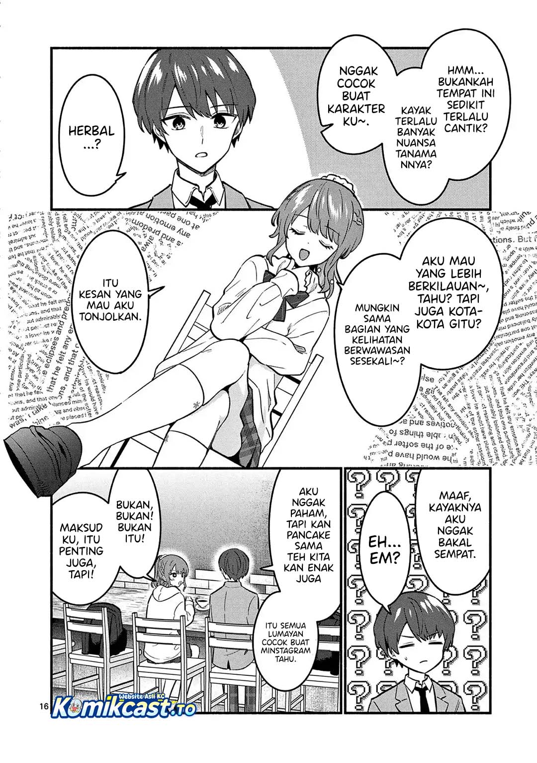 Shiotaiou no Satou-san ga Ore ni dake Amai Chapter 84 halaman 17