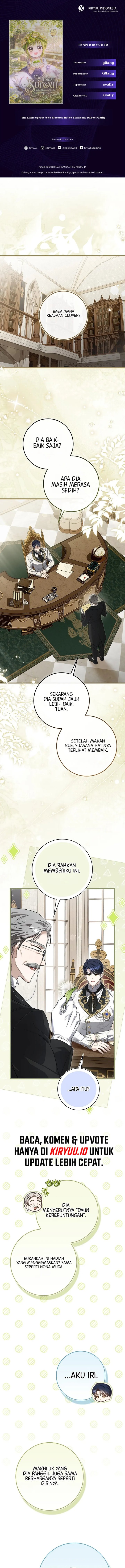 The Little Sprout Who Bloomed in the Villainous Duke's Family Chapter 5 halaman 1