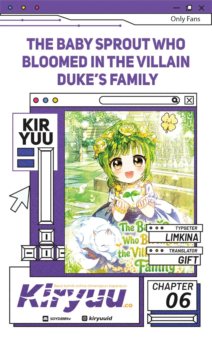 The Little Sprout Who Bloomed in the Villainous Duke's Family Chapter 6 halaman 1