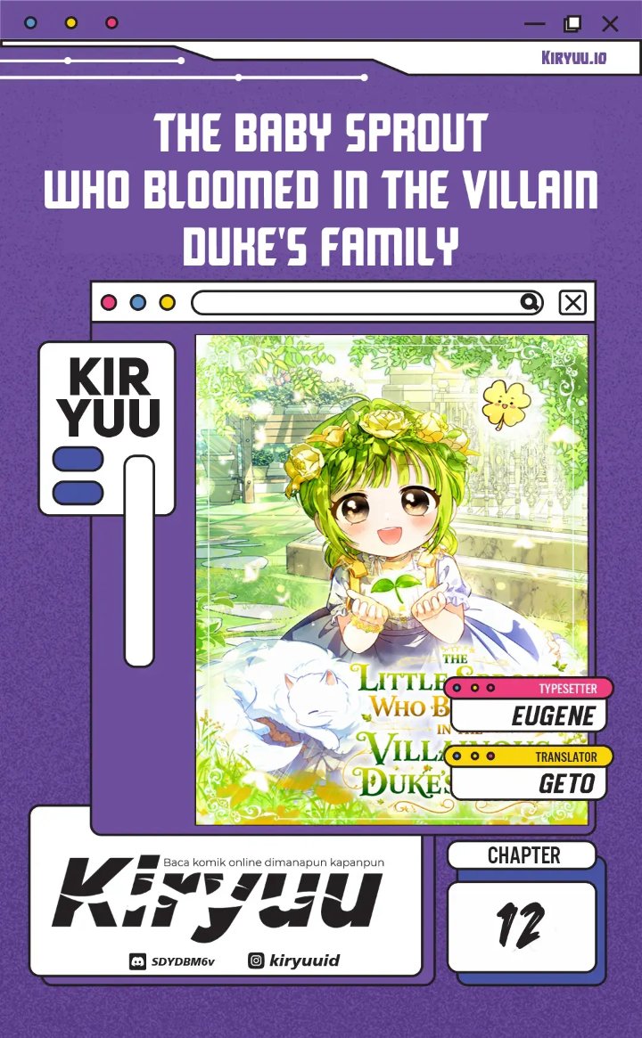 The Little Sprout Who Bloomed in the Villainous Duke's Family Chapter 12 halaman 1