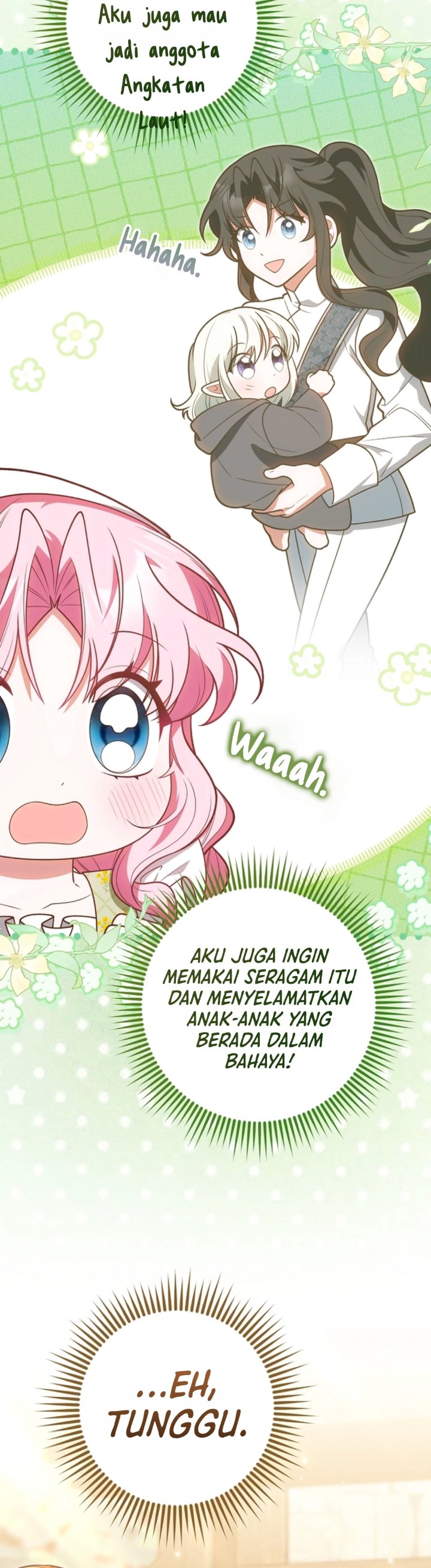 The Youngest Member Filming a Parenting Show Is Adorable Chapter 36 halaman 8