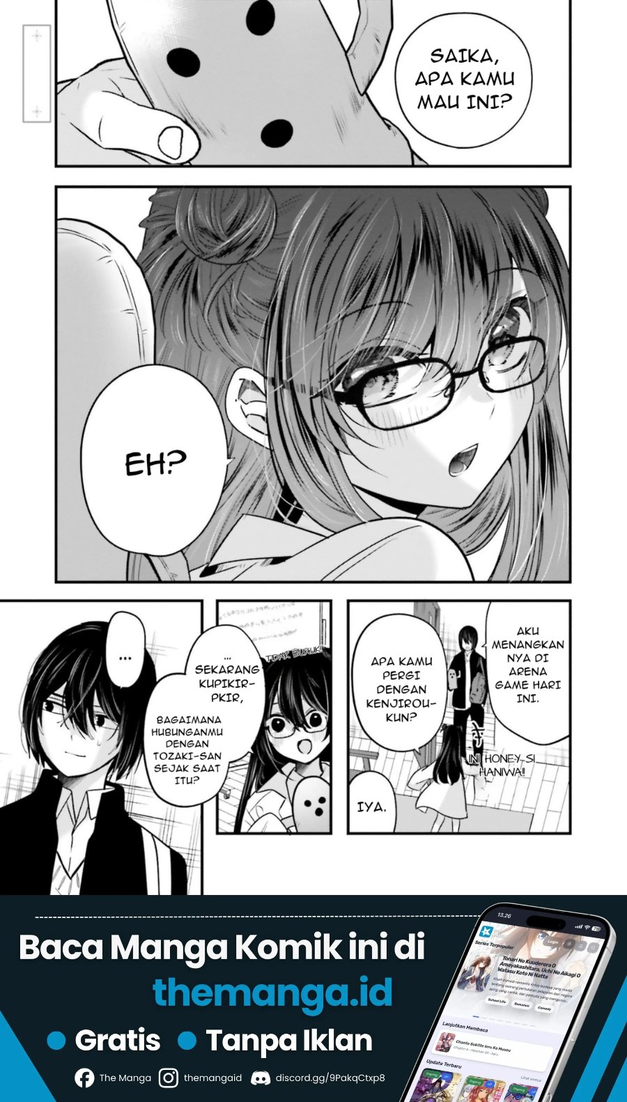 Tozaki-san wa Boku ni Dake Tsumetai Chapter 18 halaman 2